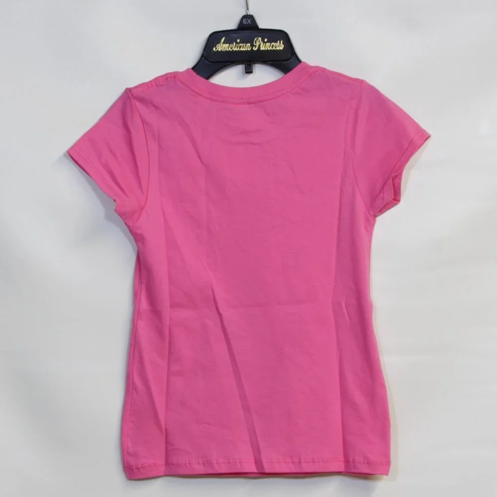 Over The Moon Fei Fei& her Bunny Girls Short Sleeve Pink Graphic T-shirt NWT - Picture 5 of 6